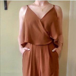 Beautiful orange/brown jumpsuit, S
